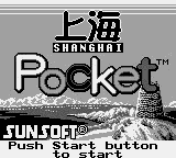 Shanghai Pocket Title Screen